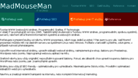 What Madmouseman.cz website looked like in 2015 (8 years ago)