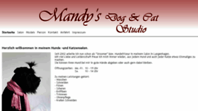 What Mandys-hundesalon.de website looked like in 2015 (8 years ago)