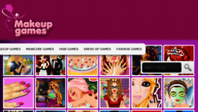 What Makeupgames.com website looked like in 2015 (8 years ago)