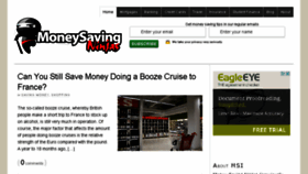 What Moneysavingninjas.com website looked like in 2015 (8 years ago)