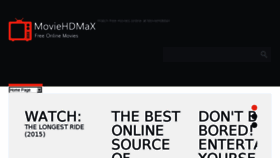 What Moviehdmax.com website looked like in 2015 (8 years ago)