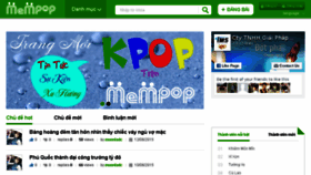 What Mempop.com website looked like in 2015 (8 years ago)