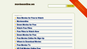 What Moviesonline.ws website looked like in 2015 (8 years ago)