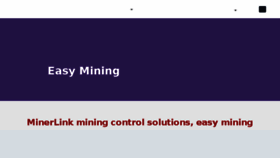 What Minerlink.com website looked like in 2015 (8 years ago)