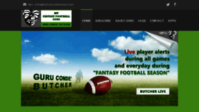 What Myfantasyfootballguru.com website looked like in 2015 (8 years ago)