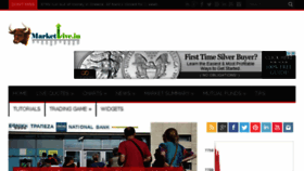 What Marketlive.in website looked like in 2015 (9 years ago)