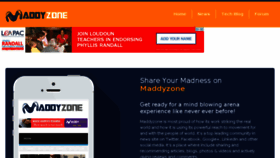 What Maddyzone.com website looked like in 2015 (8 years ago)