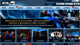 What M2mbet.com website looked like in 2015 (8 years ago)