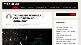 What Maxolux.com website looked like in 2015 (8 years ago)