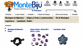 What Montebiju.com.br website looked like in 2015 (8 years ago)