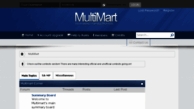 What Multimart.org website looked like in 2015 (8 years ago)