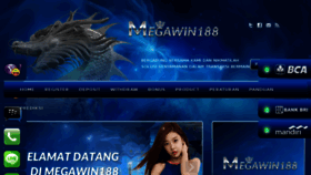 What Megawin188.com website looked like in 2015 (8 years ago)