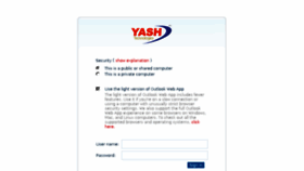 What Mail.yash.com website looked like in 2015 (8 years ago)
