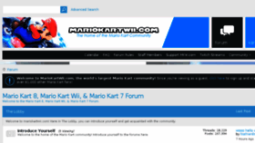 What Mariokartwii.com website looked like in 2015 (8 years ago)