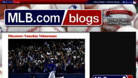 What Mlblogs.com website looked like in 2015 (8 years ago)