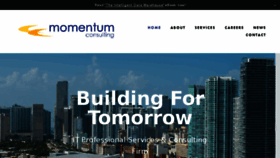 What Momentumcc.com website looked like in 2015 (8 years ago)