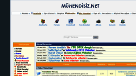 What Muhendisiz.net website looked like in 2015 (8 years ago)