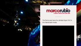 What Marcorubio.com website looked like in 2015 (8 years ago)