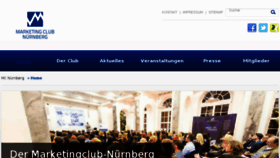 What Marketingclub-nuernberg.de website looked like in 2015 (8 years ago)