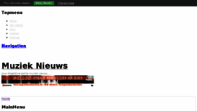 What Muziek-nieuws.nl website looked like in 2015 (8 years ago)