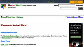 What Mashedworld.com website looked like in 2015 (8 years ago)
