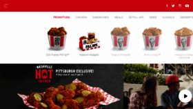 What Mobile.kfc.com website looked like in 2015 (8 years ago)