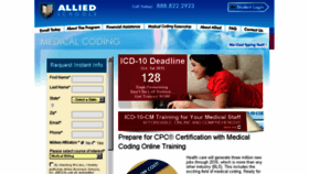 What Medicalcodingcourses.com website looked like in 2015 (8 years ago)