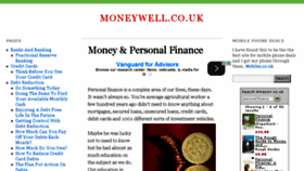 What Moneywell.co.uk website looked like in 2015 (8 years ago)