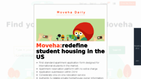 What Moveha.com website looked like in 2015 (8 years ago)