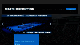 What Matchprediction.net website looked like in 2015 (8 years ago)