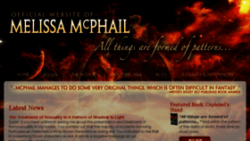 What Melissamcphail.com website looked like in 2015 (8 years ago)