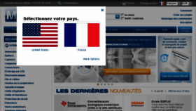 What Mouser.fr website looked like in 2015 (8 years ago)
