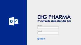 What Mail.dhgpharma.com.vn website looked like in 2015 (8 years ago)