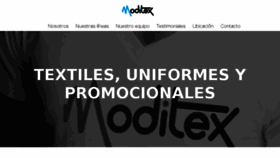What Moditex.com.ec website looked like in 2015 (8 years ago)