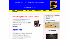 What Melbournetowingservice.com.au website looked like in 2015 (8 years ago)