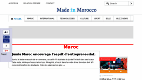 What Made-in-morocco.com website looked like in 2015 (8 years ago)