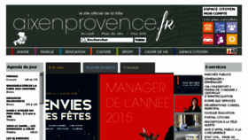 What Mairie-aixenprovence.fr website looked like in 2015 (8 years ago)