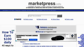 What Marketpress.info website looked like in 2015 (8 years ago)