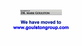 What Markgoulston.com website looked like in 2015 (8 years ago)