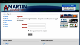 What Martinconnection.com website looked like in 2015 (8 years ago)