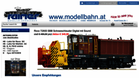 What Modellbahn.at website looked like in 2015 (8 years ago)