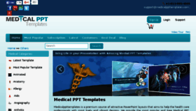 What Medicalppttemplates.com website looked like in 2015 (8 years ago)