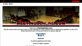 What Meetingsonline.com website looked like in 2015 (8 years ago)
