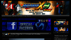 What Megamanx9.com website looked like in 2015 (8 years ago)