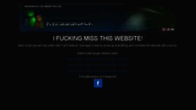 What Messblack.com website looked like in 2015 (8 years ago)