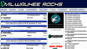 What Milwaukeerocks.com website looked like in 2015 (8 years ago)