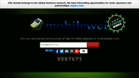 What Mobileweb.com website looked like in 2015 (8 years ago)