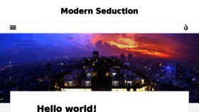 What Modernseduction.com website looked like in 2015 (8 years ago)