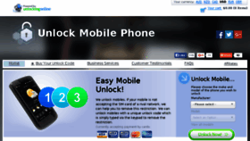 What Mobileunlockcodes.co.uk website looked like in 2015 (8 years ago)