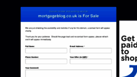 What Mortgageblog.co.uk website looked like in 2015 (8 years ago)
